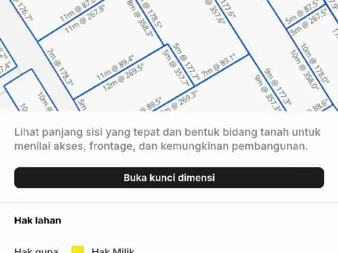tanah kontrak pinggir jalan aspal - Image 8 of 9