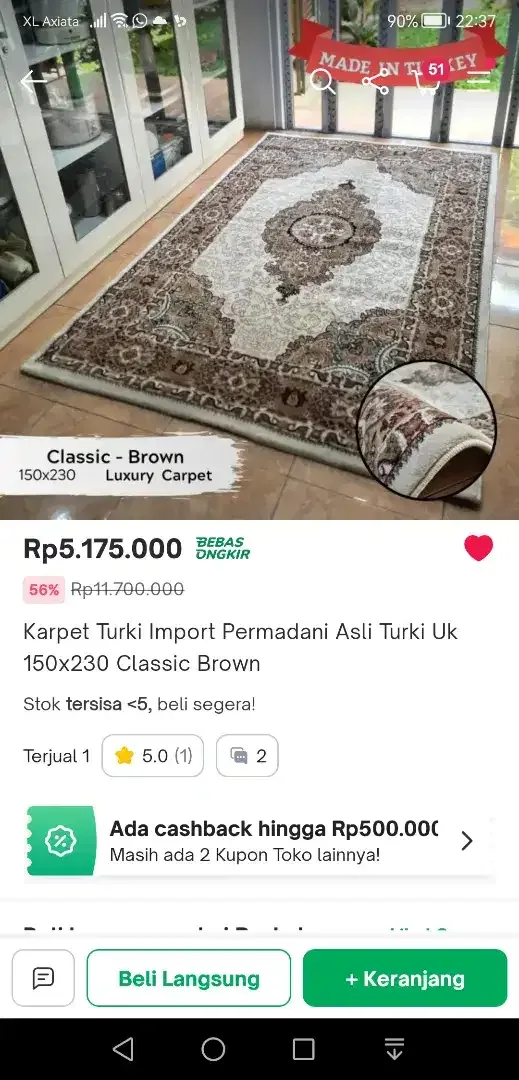 Karpet Turki original - Image 5 of 9