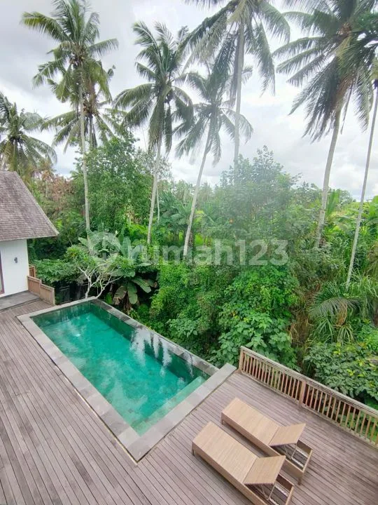 Villa Cantik Fully Furnished View Jungle & Riverside di Ubud - Image 3 of 4