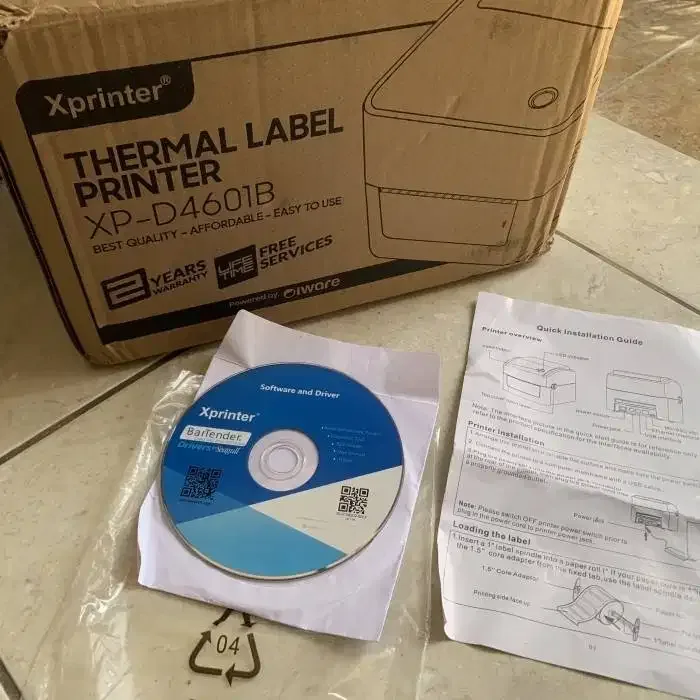 Printer Thermal Resi XPRINTER XP-460B USB Fullset Second Like New - Image 5 of 6