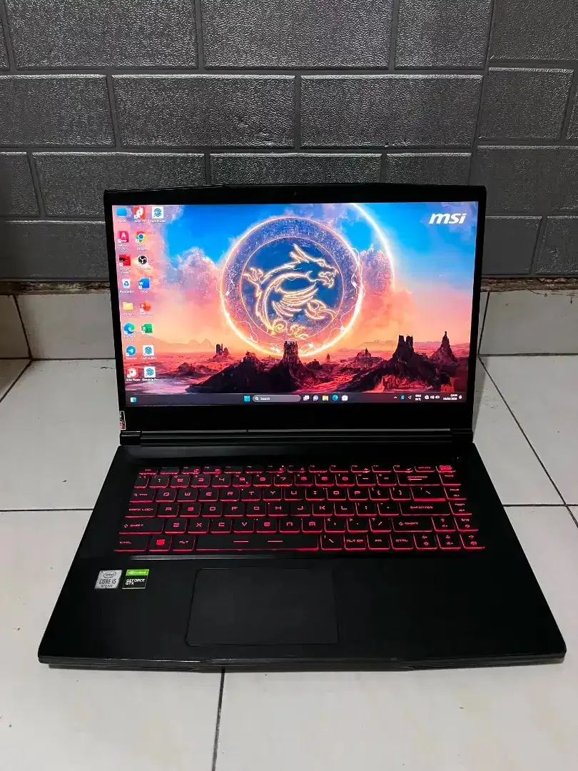 Dijual Laptop Gaming MSI GF63 THIN 10SCSR intel core i5 gen10 - Image 2 of 8