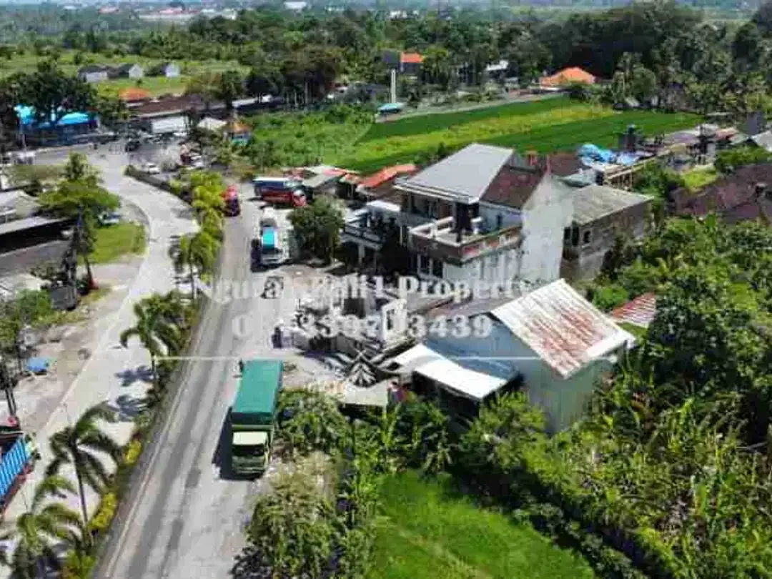 Dijual Tanah Luas 826 m2 sudah ada bangunan di Terminal Mengwitani Badung - Image 2 of 4