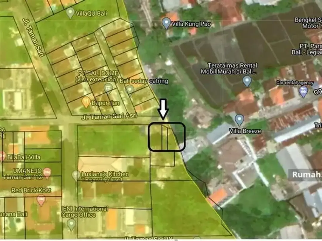 di jual tanah Kerobokan taman sari - Image 6 of 7