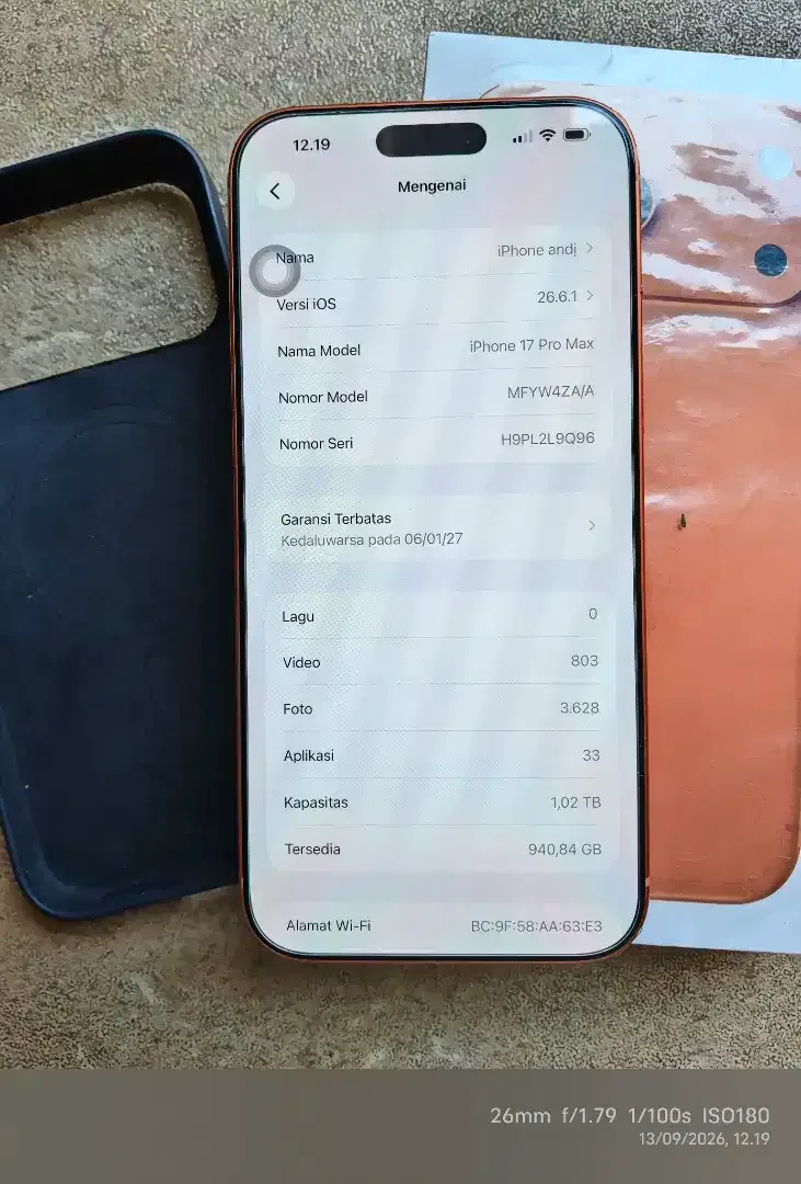 Iphone 17 promax 1tb - Image 2 of 4