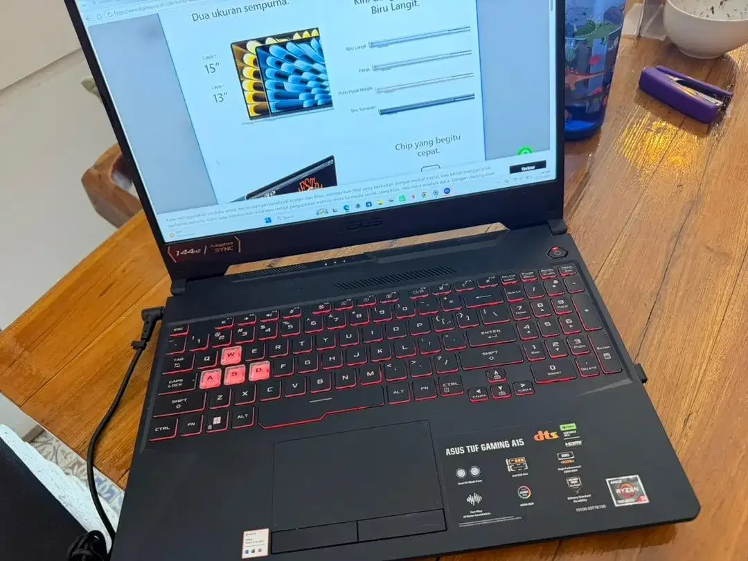 ASUS TUF GAMING A15 FA506NC | RYZEN 5 7535HS | RTX 3050 4GB - Image 2 of 8