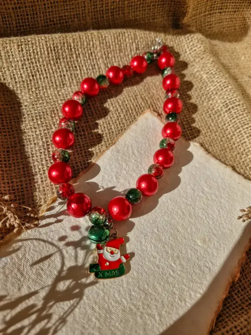 Kalung Anjing Manik Merah Mewah - Image 3 of 9