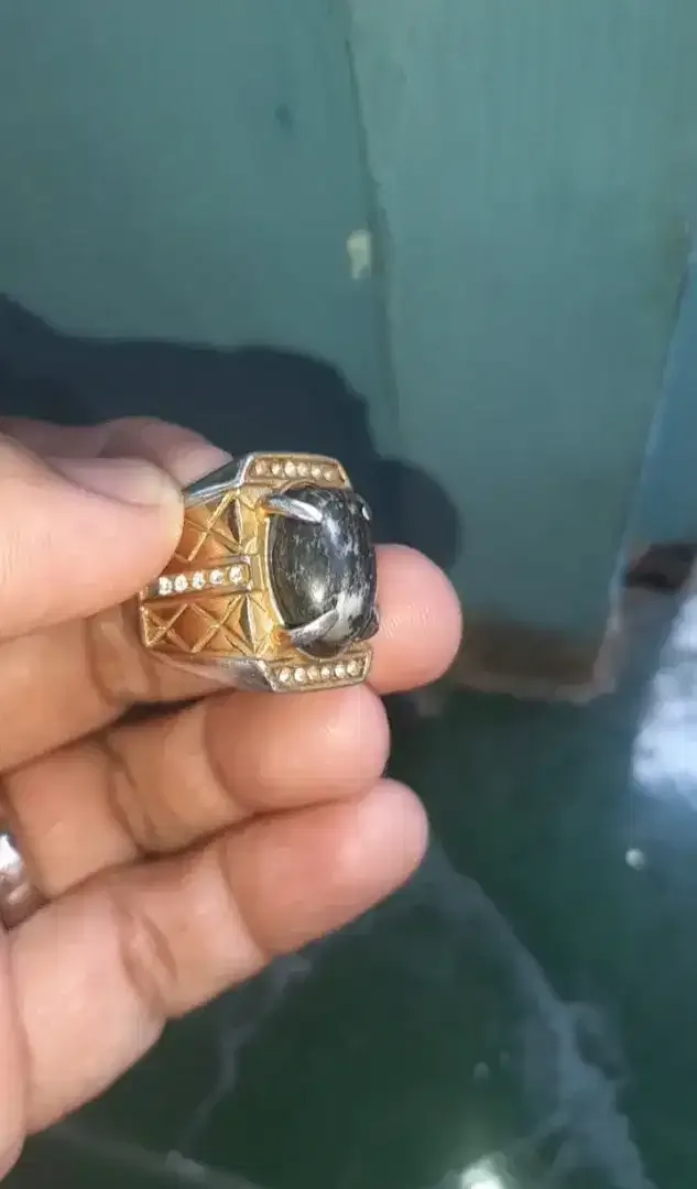 Cincin batu akik bulu monyet seraphinite - Image 4 of 10