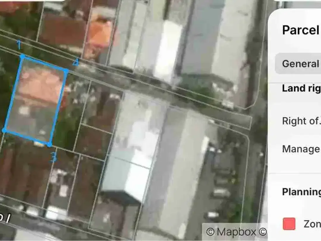Tanah Luas Bonus Rumah Dekat Gatsu Barat Denpasar - Image 5 of 6