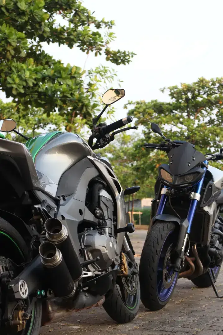 Yamaha Mt09 2017 Blue Race, kondisi full cakep. Full mulus, no PR. - Image 10 of 10