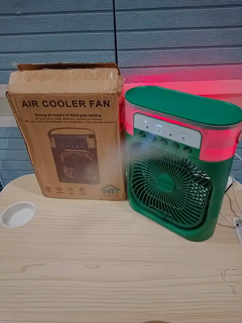 Kipas Mini Ac Portable Air Cooler Fan 10W Uk. 19x8x25cm Ada 3kecepatan - Image 4 of 10