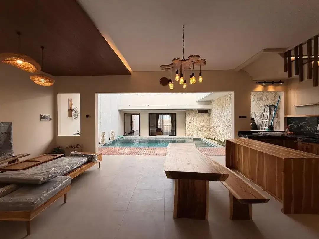 DIJUAL / FREEHOLD : Brand New Modern Villa 4 Bed, Full Ocean View, Ungasan, Badung, Bali - Image 2 of 10