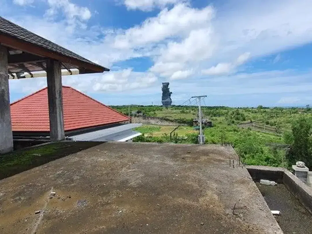 Freehold - Prime 543 sqm Land with Stunning Garuda Wisnu Kencana View & 80% Completed 3-Storey Home on it at an Exclusive Gated Community - BALI - Image 4 of 9