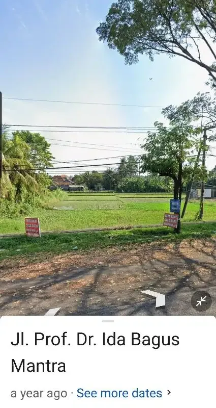 Dijual Tnh 34a di pinggir Jln Bay Pas IB Mantra Lebih Gianyar Bali - Image 9 of 10