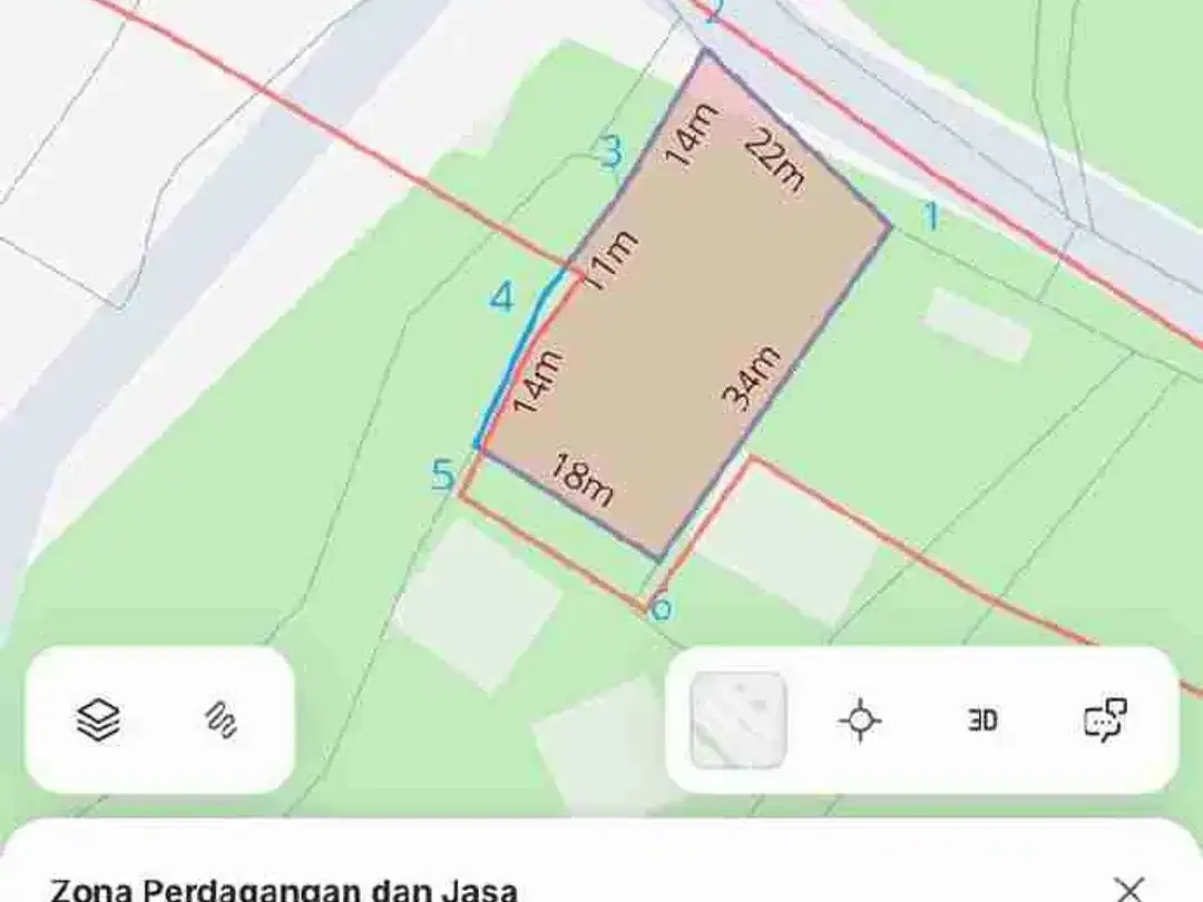 Tanah Komersil Murah di Jalan Utama Ubud Dekat Capella Resort - Image 4 of 7