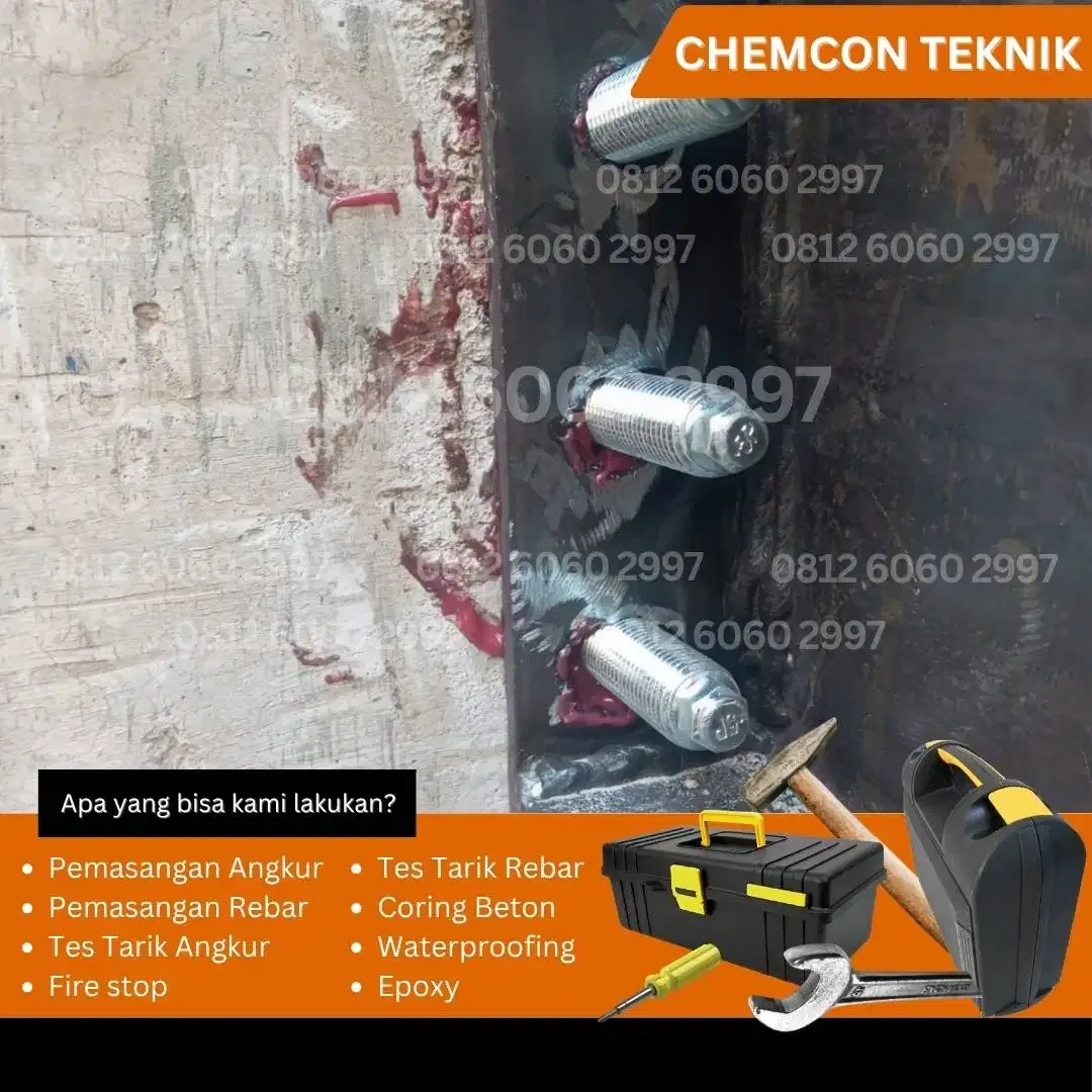 # Jasa Pemasangan Angkur Chemical | M8–M24 | Tanam Angkur Beton - Image 5 of 5