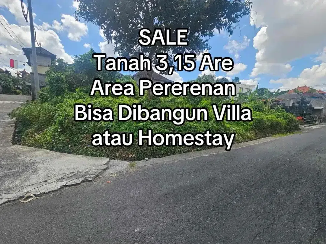 SALE Tanah 3,15 Are Zona Pemukiman Tumbak Bayuh - Image 1 of 7