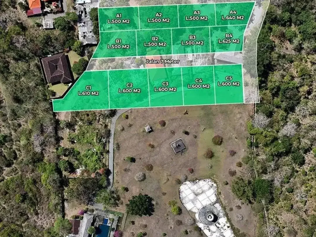 Tanah Kavling Premium Ocean View Pantai Nyang Nyang Dijual area Nyang nyang. - Image 3 of 5