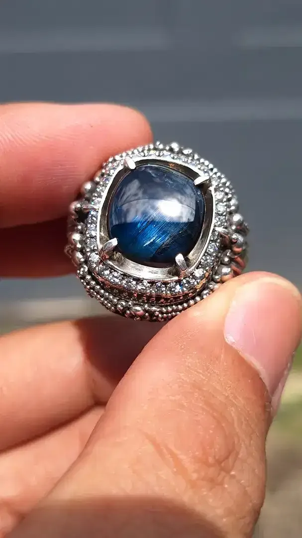 Bangsing biru thailand sapphire - Image 4 of 7