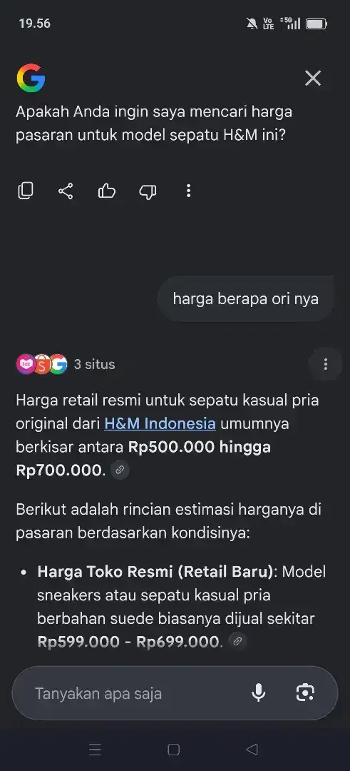 H&M ori 1x pakai test - Image 4 of 5
