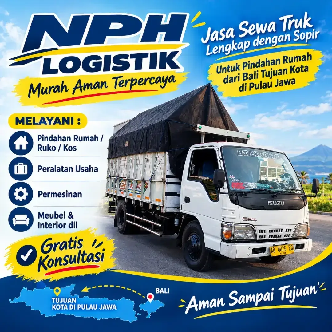 Jasa angkut Bali sewa truk pindahan rumah Bali Jawa - Image 1 of 1