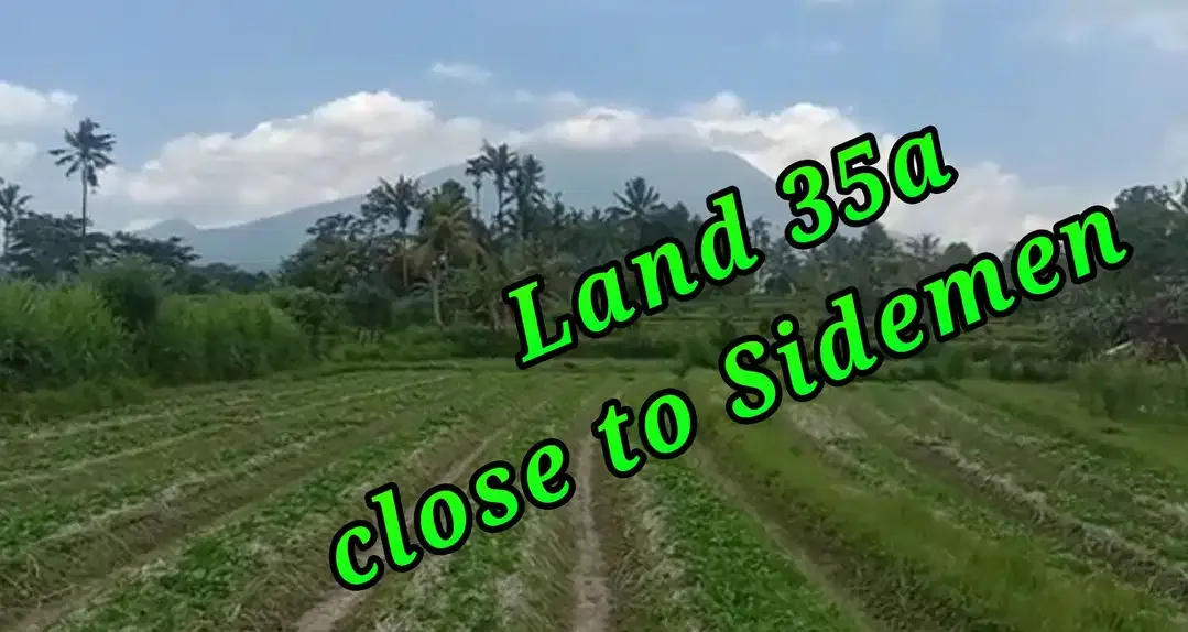 Land 36a for Sale close to Sidemen Traditional Village Bali - Image 1 of 10