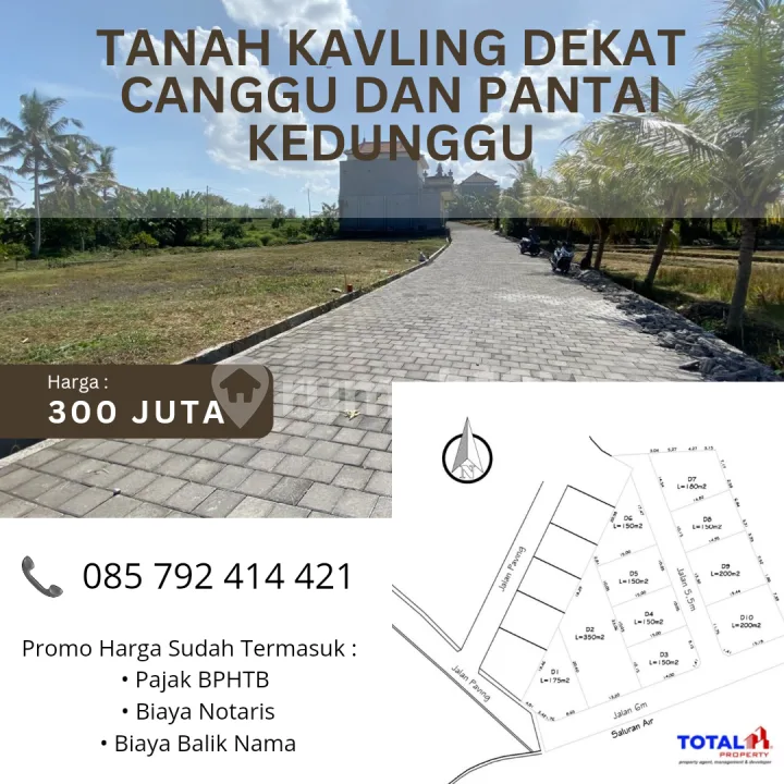 Dijual Tanah Kavling Murah Di Bali Lokasi di Kawasan Wisata Bali - Image 2 of 4