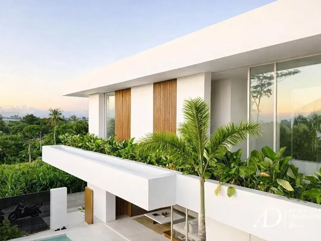 LEASEHOLD | MINIMALIST TROPICAL BRUTALIST VILLA WITH RICE FIELD VIEWS IN BUDUK, CANGGU - Image 3 of 10