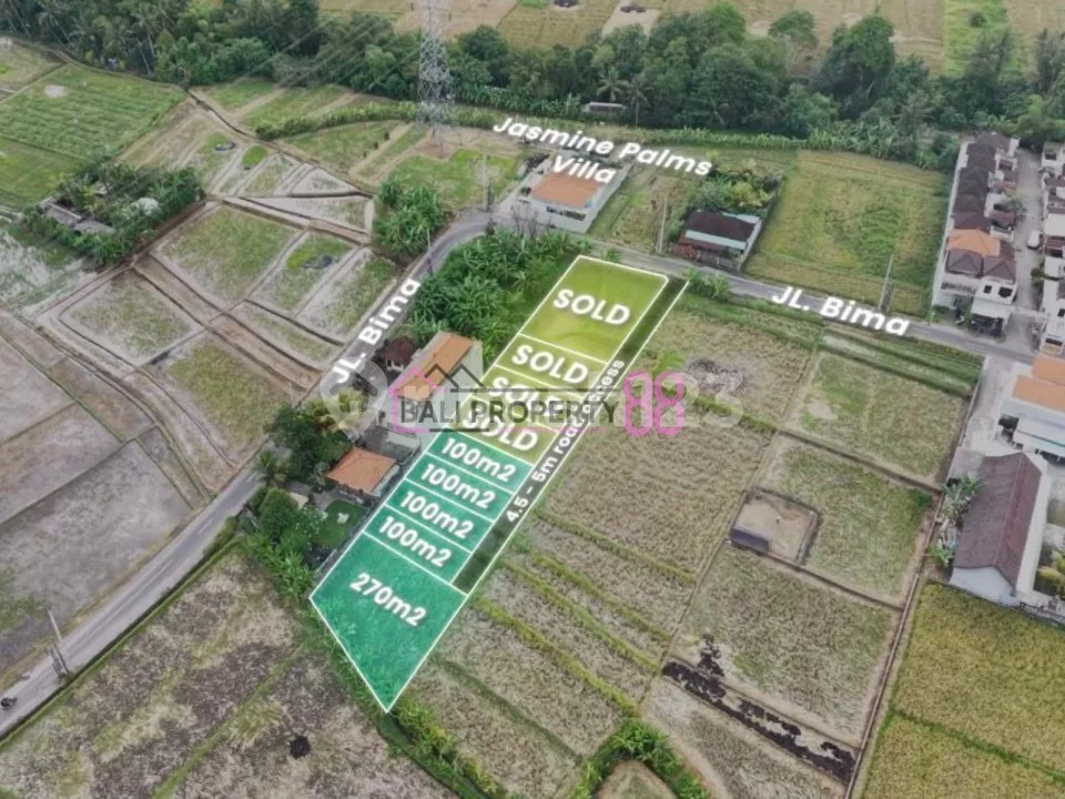 Jual Tanah Kavling Beraban Kedungu Utara LT 100 M2 - Image 1 of 4