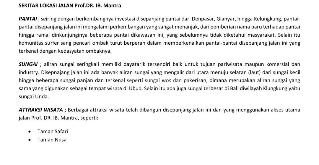 Tanah Super Luas Strategis Lokasi Premium di Ketewel Gianyar - Image 2 of 4