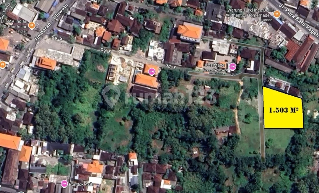Tanah 15 Are di Ungasan - Image 1 of 4