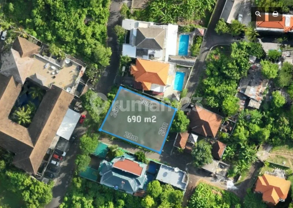 Tanah di Taman Mumbul Nusa Dua 690M2 - Link Hotel dan Villa - Image 1 of 4