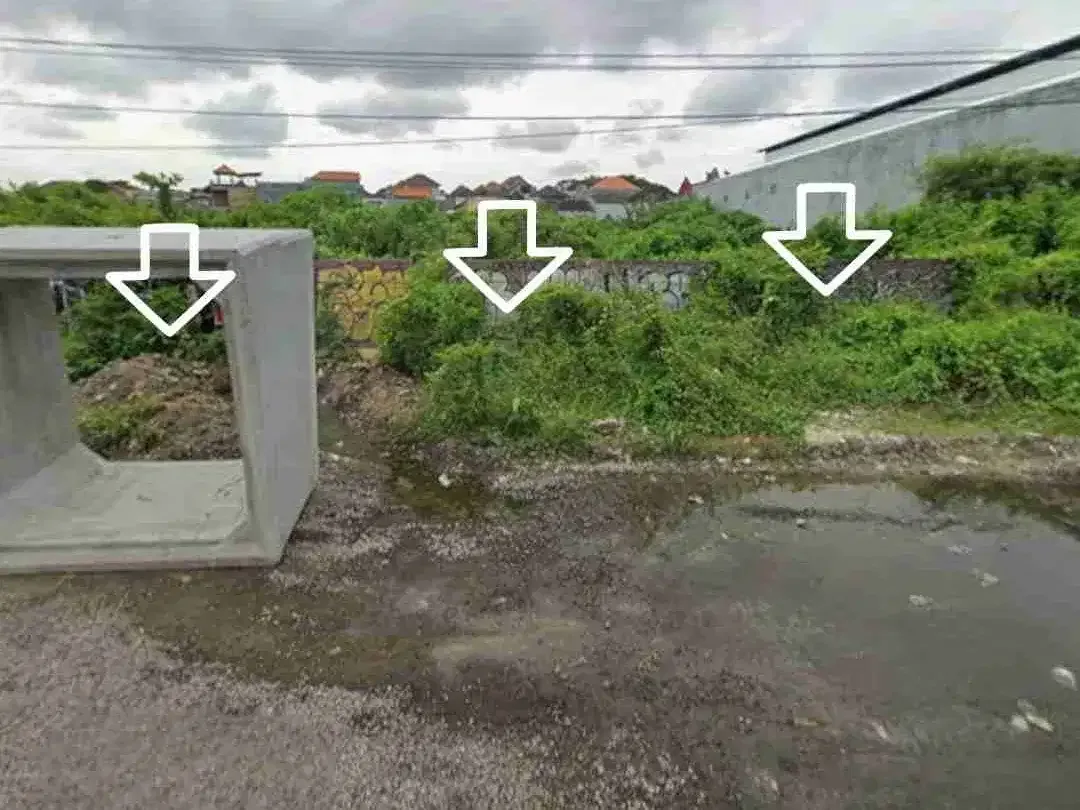 Tanah komersil Strategis raya teuku umar barat Kerobokan Bali - Image 1 of 7