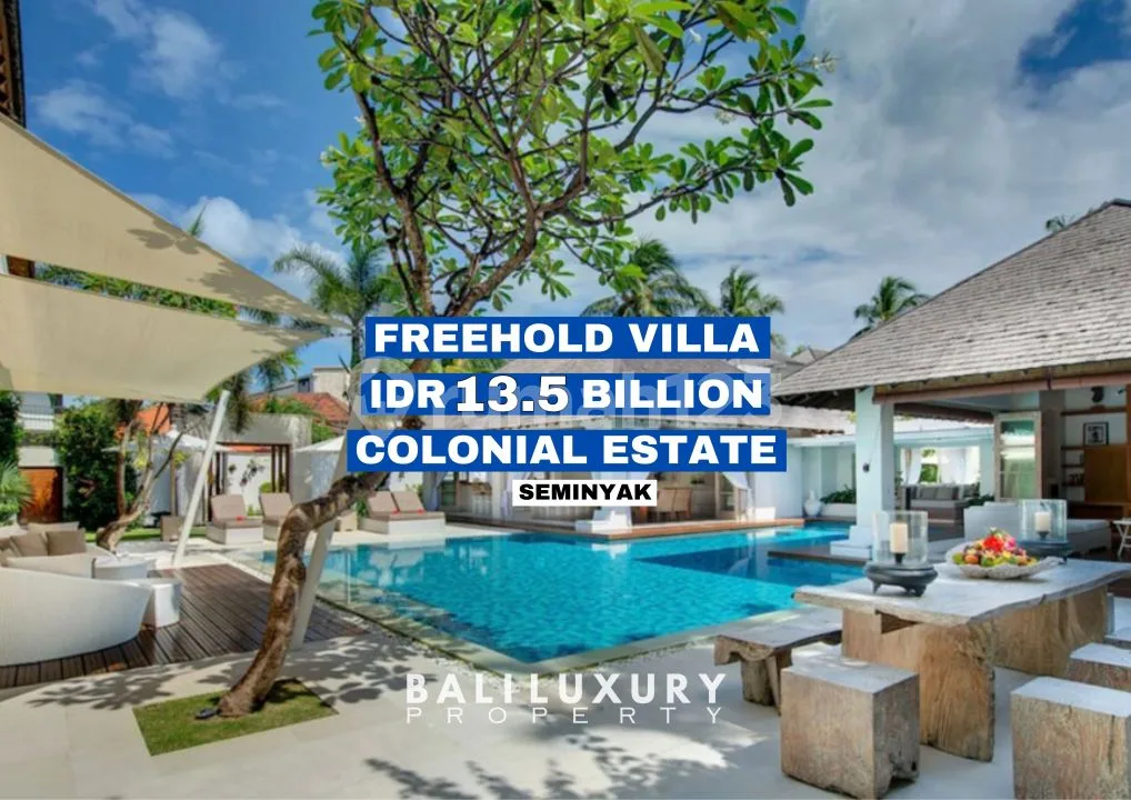 Vila Estate Mewah Hak Milik di Prime Seminyak Dekat Pantai - Image 2 of 4