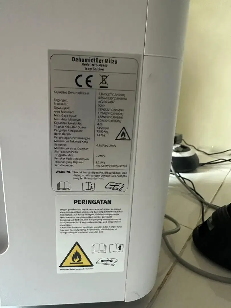 Notale Milzu Smart Dehumidifier 25L/hari with Wifi - New Version 25L - Image 2 of 5