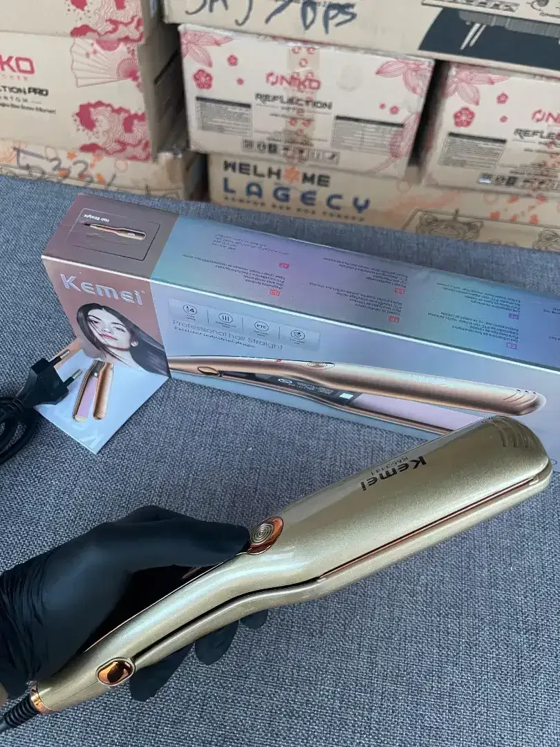KEMEI GOLD ORIGINAL CATOK PELURUS RAMBUT BARU - Image 3 of 4