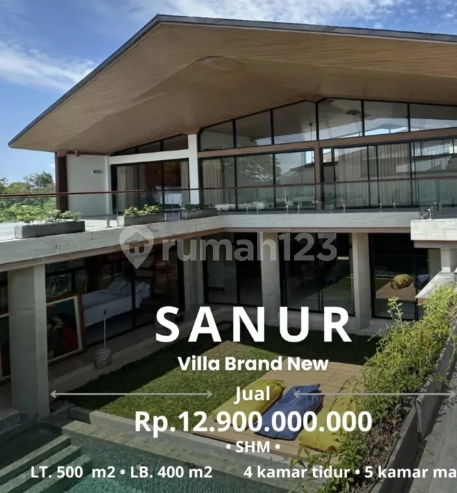 Villa Mewah Sanur Matahari Terbit 1 KM ke Pantai - Image 2 of 4