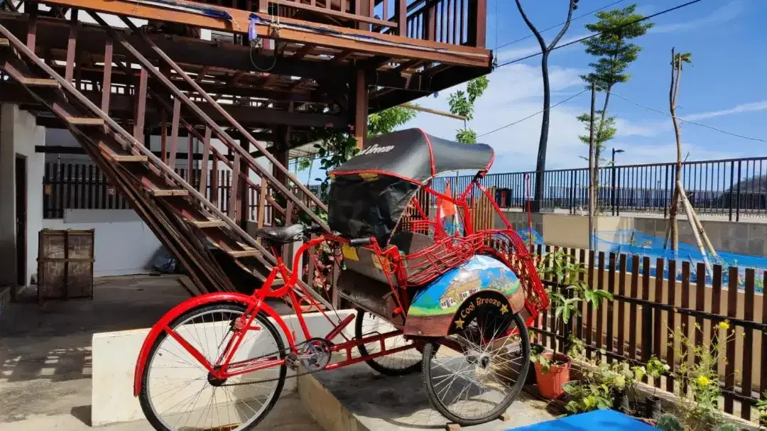BECAK.BECAK ONTHEL.BECAK KOLEKSI/PAJANGAN.BECAK ANTIK.BECAK LAWASAN - Image 1 of 1