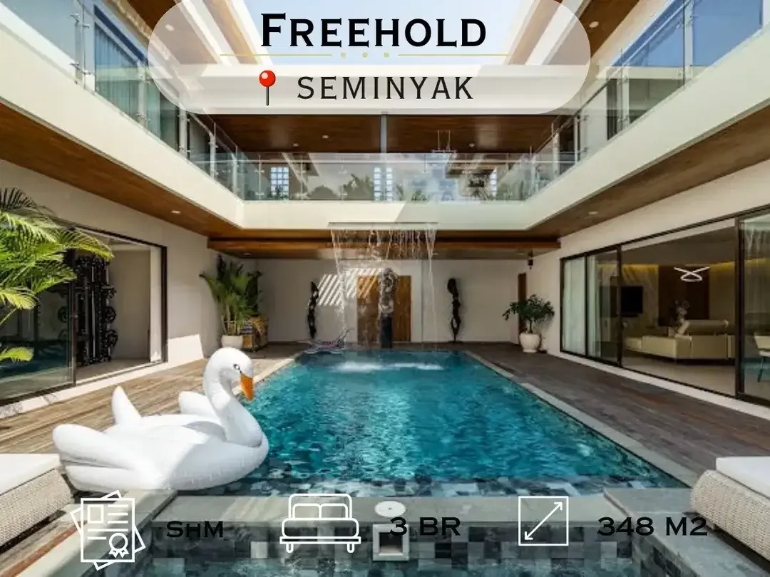 Luxury 3BR Villa with Private Gym & Sauna in Seminyak - Image 1 of 10