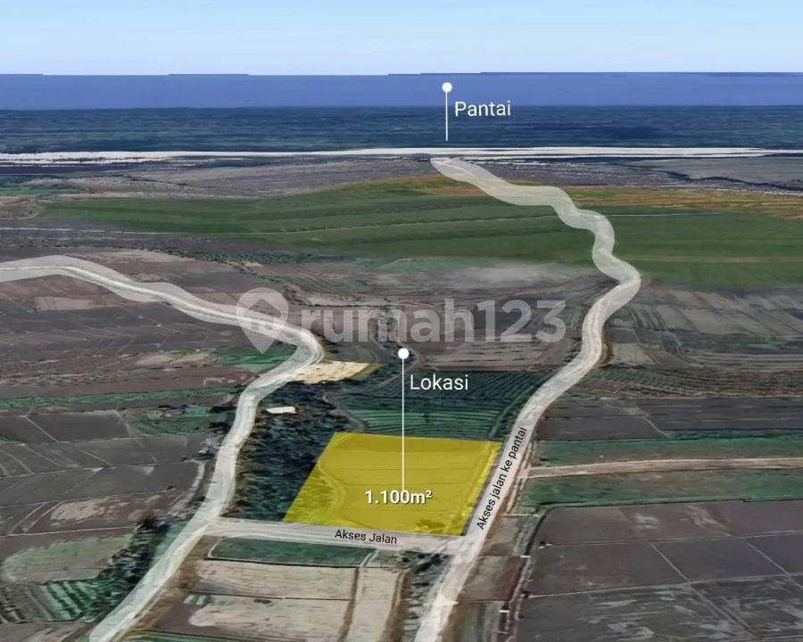 Tanah di Area Wisata Berkembang Berlokasi di Tibubiu, Pasut - Tabanan - Image 1 of 4