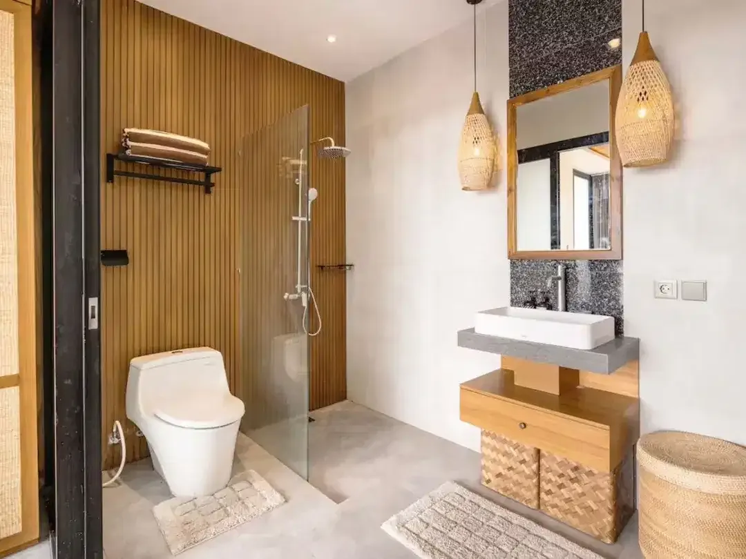 MODERN TROPICAL 2 BEDROOMS VILLA WITH RICEFILD VIEW AT UBUD - Image 6 of 10