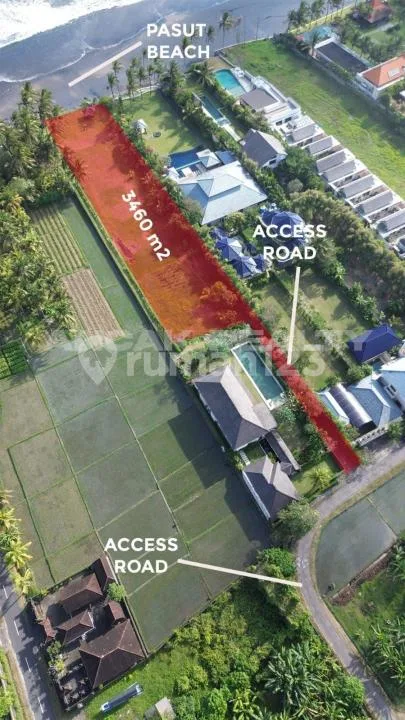 Tanah Strategis Luas Depan Pantai Zona Pariwisata di Tabanan - Image 3 of 4