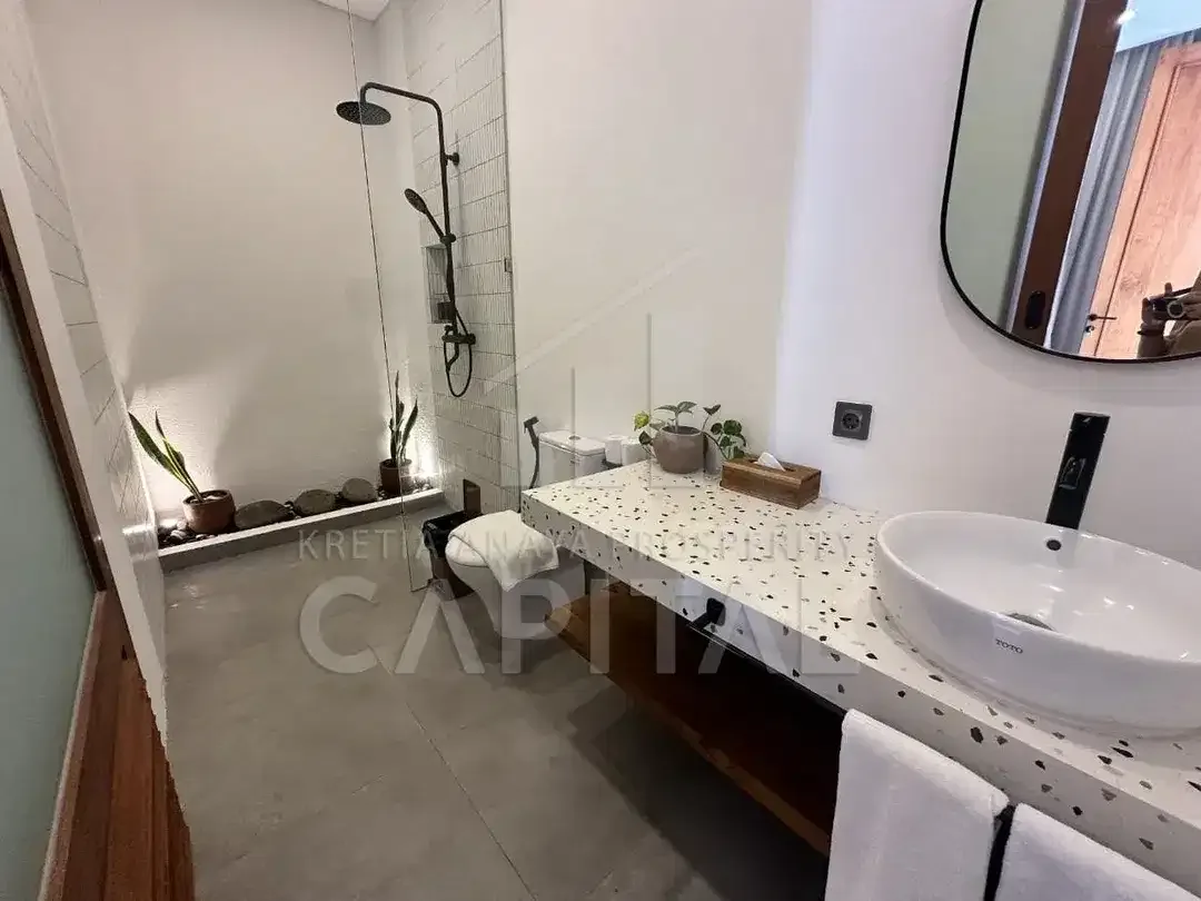 SISA 2 UNIT VILLA CANTIKAREA CANGGU HANYA 4 M-AN SIAP JADI SUMBER PASSIVE INCOME MU - Image 9 of 10