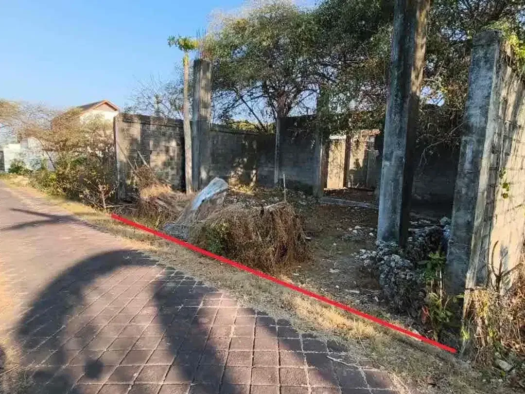 Tanah Strategis 268 m2 Dekat Tol Nusa Dua Jl Gedong Sari - Image 1 of 10