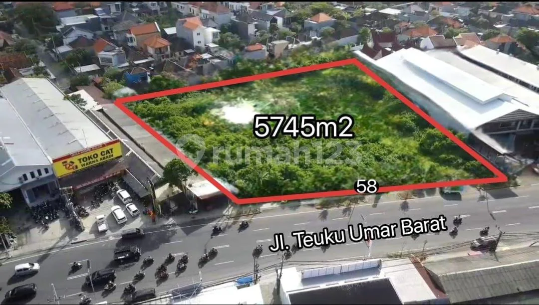 Dijual Tanah 57,45 Are Jln.malboro Barat Kerobokan Kelod - Image 4 of 4