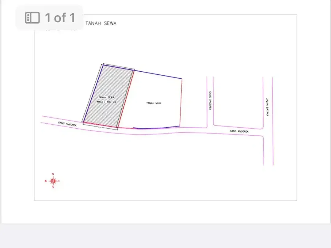 Land in Dalung 800 sqm - Image 6 of 6