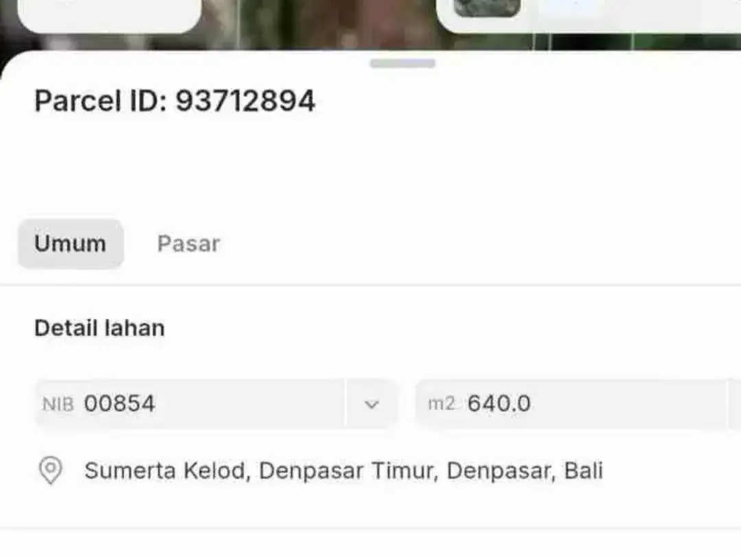 TANAH PREMIUM BADAK AGUNG 100 METER DARI JALAN UTAMA COK AGUNG TRESNA RENON SUDAH TEMBOK KELILING - Image 9 of 10