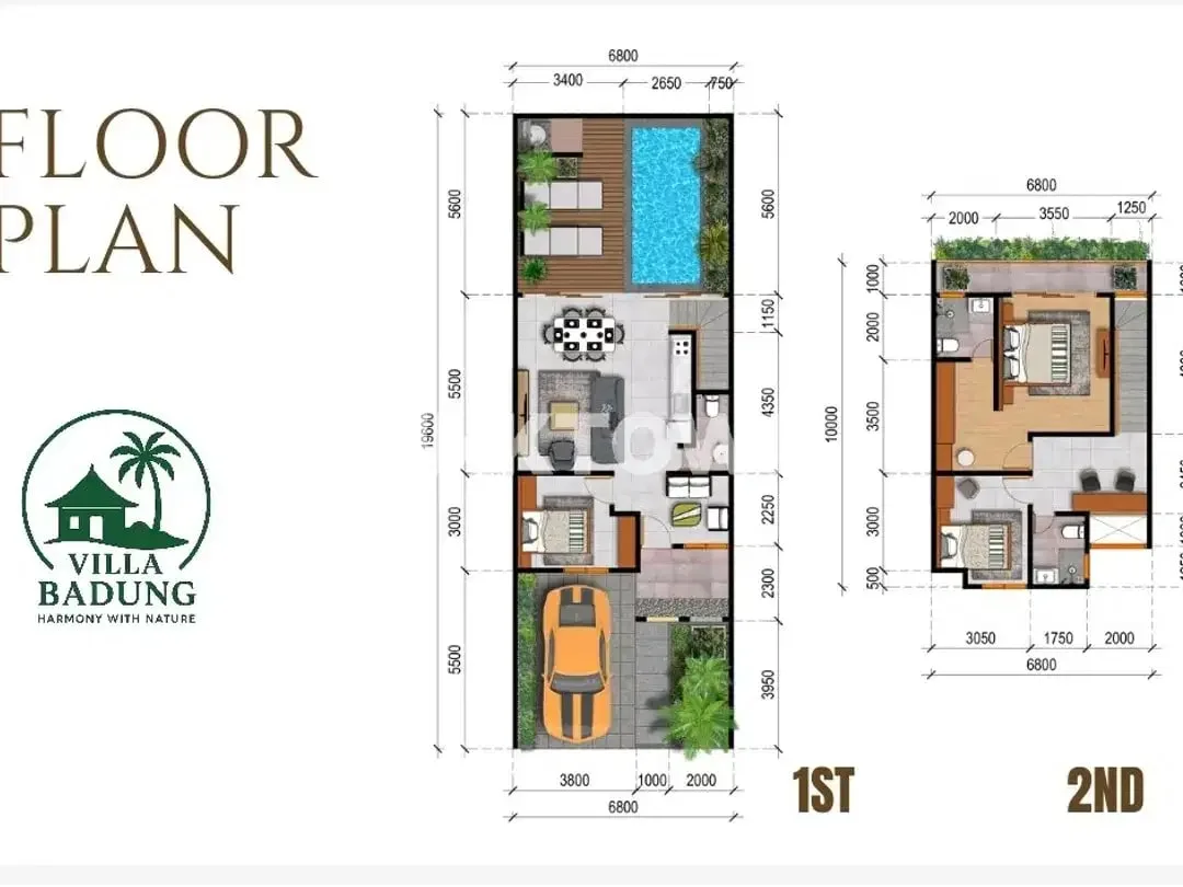 Dijual Villa modem tropical yang berlokasi sangat strategis di Jimbaran - Image 6 of 7