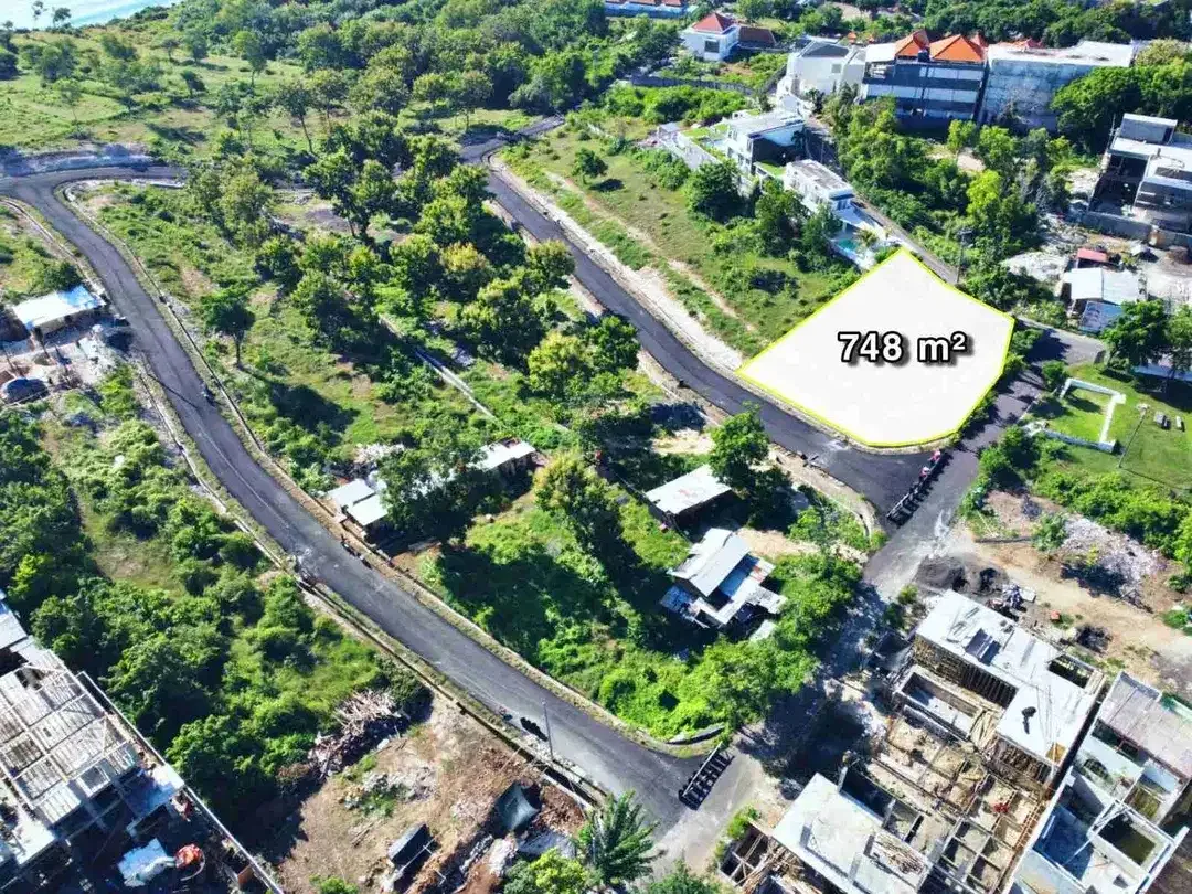 Tanah Komersil 748m² View Laut Pantai Bingin - Image 7 of 10