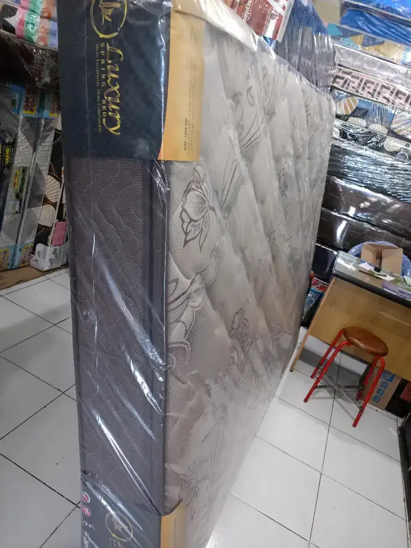 Kasur spring merk american pillo pillotop tromso Tinggi 30cm 160x200 - Image 4 of 6