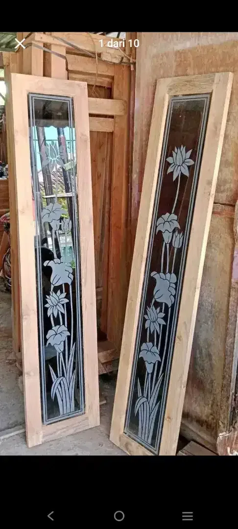 Pintu, jendela, kusen bahan kayu jati kualitas terjamin - Image 2 of 3
